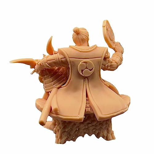 Figura Modelo Samurai Retro 1/72 2 Pzas miniatura 5