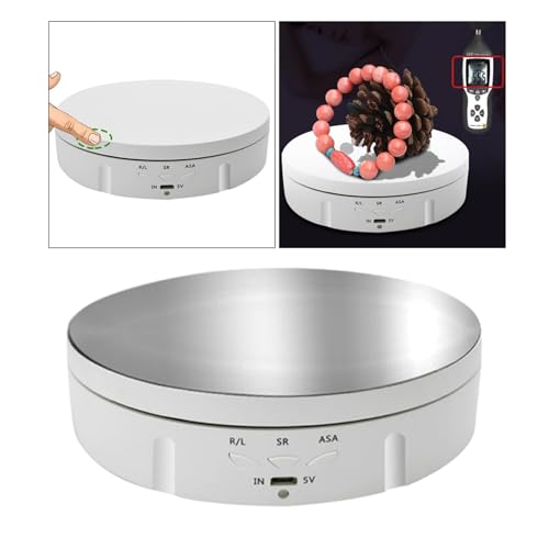 Base de soporte giratorio 360 para vídeos de joyería y escaparates modernos 8