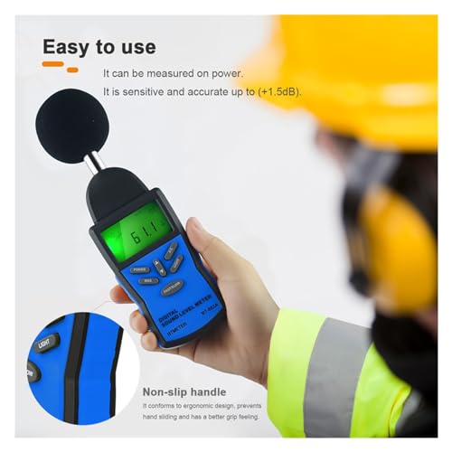 Sonomètre numérique : testeur audio et détecteur de décibels portable