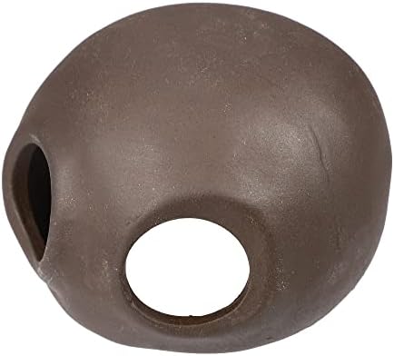VOCOSTE Aquarium Decorations Hideaway Rock Cave, Resin Fish Tank Decoration Stone for Aquatic Pets to Breed Play Rest, Brown 2.24x3.23 Inches