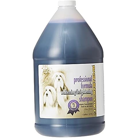 #1 All Systems Professional Formula Whitening Dog and Cat Shampoo, 1-Gallon Cover