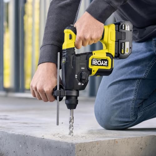 ONEAND HP 18V BRUSHLESS Cordless 1 in. SDS-Plus Rotary Hammer Drill Tool ONLY - image 3