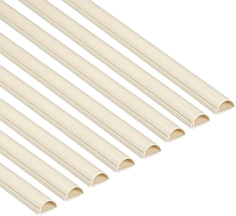 D-Line Mini Cable Trunking Clip-Over Accessory Multipack | Join Multiple Lengths of 30x15mm Mini Cable Cover | 10 Piece Electrical Trunking Accessory Multipack - White