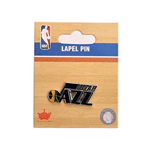 Broche Utah Jazz Aminco pin's logo primaire bleu marine fermoir classique