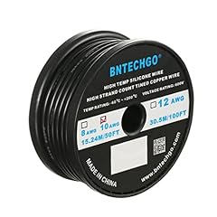 10 Gauge Silicone Wire Black