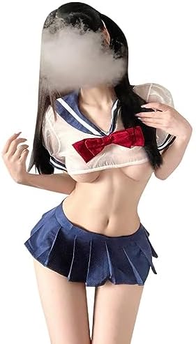 [LIKENNY] セーラー服 ギャル ミニスカ コスプレ JK セクシー 女子高生 制服 かわいい 人気 レディース 萌え 写真 おしゃれ 定番 本格 摄影 衣装 勝負 学生 体操服 体操着 極薄 パーティー クリスマス cosplay 学園祭 文化祭 プレゼント 詳細画像1