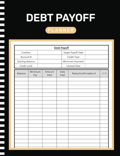 Debt Payoff Planner: Simple Debt Payment Tracker...