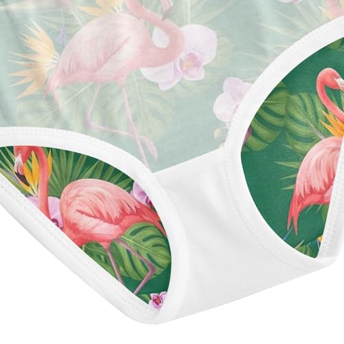 Pink Flamingos Toddler Girls Panties, Girls Panties, 2T–8 Years4