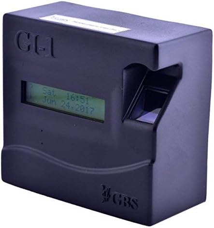 Gbs Wi-Fi Biometric Attendance System with Cloud Capability; Android and iOS App Support; Reports Downloadable Globally (11. 5 X 5. 5 X 10 Cm; Black, Abs)