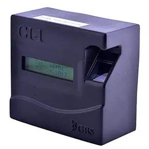 Gbs Wi-Fi Biometric Attendance System with Cloud Capability; Android and iOS App Support; Reports Downloadable Globally (11. 5 X 5. 5 X 10 cm; Black, Abs)