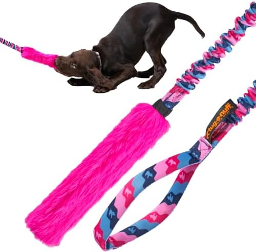 Tug-E-Nuff Bungee Chaser Tug Imitatiebont - The Dog Lounge