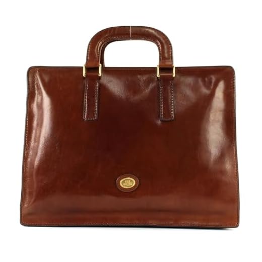 The Bridge Story Uomo - Cartella portadocumenti in pelle, 31 cm, braun, taglia unica, 0