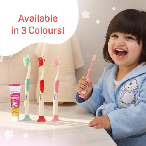 Image of Kids Toothbrush Blue for 2-6 Years with FREE Toothpaste | Soft Bristles | Gentle Gum Care | Easy Grip Handle | Daily Kids Oral Hygiene Combo