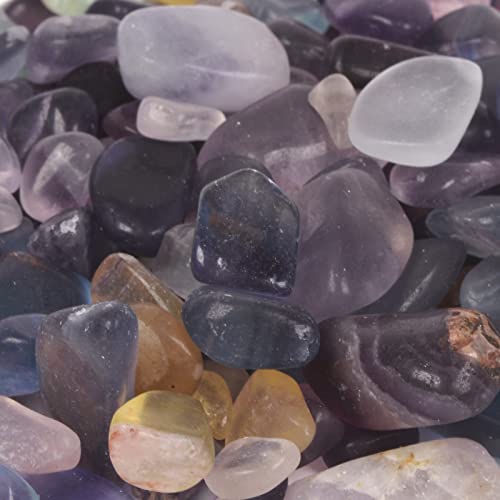 Image of 100 grams Small Tumbled Chips Polished Crushed Stone Crystal Healing Embellishments