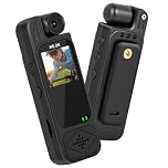 DIKAYI Mini Body Camera, 1080P HD Wearable Body Camera with 128GB Support, Night Vision & Motion Detection for Security, Outdoor Sports, and Daily Recording