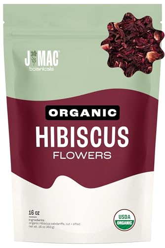 J Mac Botanicals Organic Hibiscus Flower