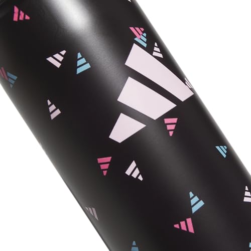 Image of adidas Straw Lid Metal Water Bottle 600 mL | Double-Wall Insulated, Leak-Resistant Lid, Stays Cold 24 Hours, Easy-Use Straw Top, Swap-Friendly Lid, Workouts & Daily Use