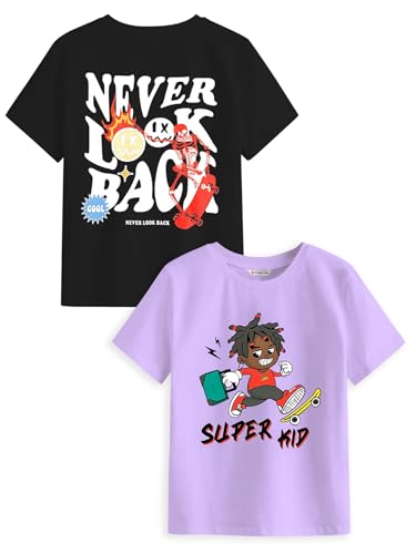 Image of Dagcros Half Sleeve Round Neck Cotton Tshirt for Boys