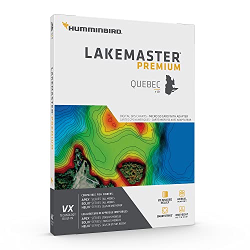 Image of Humminbird LakeMaster Premium Map SD Card for Fish Finders