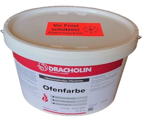 SENDEO Ofenfarbe DRACHOLIN weiß