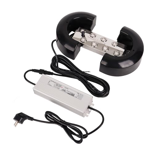 MOGOULUA Nebelmacher 8 Kopf Ultraschall Nebelgerät 6L/H mit 350W Wasserdichtem Netzteil Schweres Nebelgerät Innenhof Nebel Luftbefeuchter Teich Nebelgerät für Gartenbau Gewächshauslandschaft