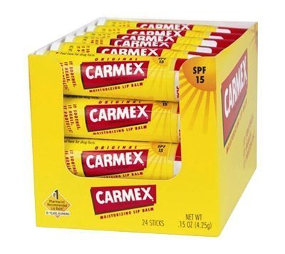 .15OZ Carmex Lip Balm, Pack of 24