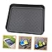 HOMSFOU 3pcs Multi-Function Shoes Boot Tray Set Waterproof Shoe Storage Mat for Indoor Use Potted Plant Plate and Car Trunk Sundries Organizer