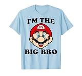 Nintendo Super Mario The Big Bro Face Graphic T-Shirt T-Shirt