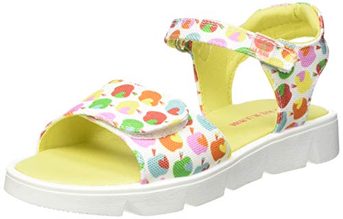  Agatha Ruiz de la Prada 212915-B, Sandali Bambina, Bianco Y Manzanas (Mat Y Estampado), 22 EU