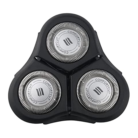 Jerilla Shaver Replacement Head Shaving Heads Razor Blades Compatible with Philips Electric Shavers RQ11 RQ1150 RQ1160 RQ1131 RQ1175 RQ1180 RQ1195 Cover