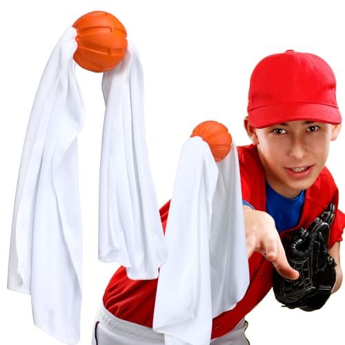 WinnerWhy Softball Baseball Pitching Towel Training 2.6 Inch Softball Baseball Training Equipment Throwing Technique Device Designed for All Ages and Skill Levels