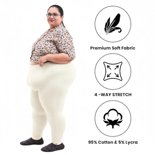 Image of BIGTEES Cotton Leggings for Women Full Length | Stretchable, Soft & Comfortable Pants for Women