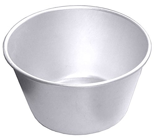 Pudding de/vaso Moldes de aluminio, forma cónica, borde gebördelt/Contenido: 350 ml, altura: 5,5 cm | ERK