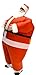Santa Claus Inflatable Chub Suit ® Costume with Beard and Hat (Adult) Red/White