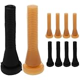 Artibetter Dedos Desplumadores para Aves de Corral 10 Piezas Pequeñas Goma Negra y Amarillo Resistente para Retirar Plumas Pollos Patos Gansos Uso en Granjas y Carnicerías