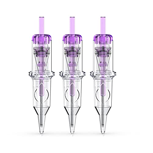 Image of Wormhole Tattoo Cartridge Needles, 20pcs 11RS Disposable Tattoo Needle Cartridges Standard 11 Round Shader for Tattoo Pen Tattoo Cartridge Machine Permanent Makeup Tattoo Supplies (1211RS)