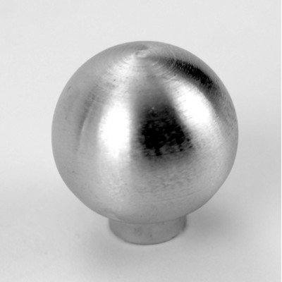 Don-Jo 58 Cast Aluminum Cabinet Knob, Satin Chrome Plated, 1-1/4" Diameter, 1-9/32" Height (Pack Of 10) #TOP24