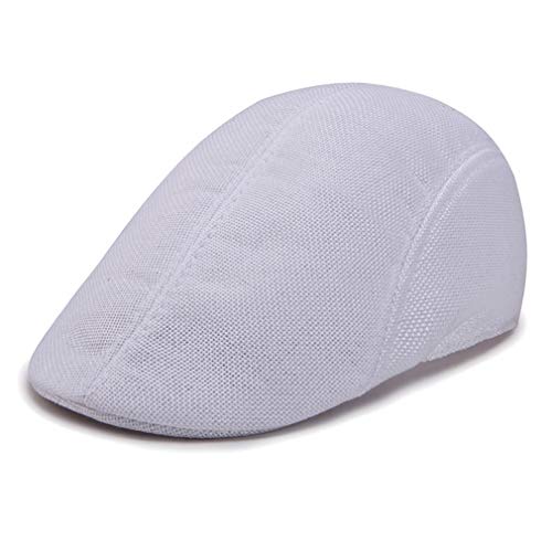 Familyhouse Men Women Cotton Linen Flat Cap Ivy Gatsby Newsboy Cap Driving Hunting Hat Beret White Familyhouse Men Women Cotton Linen Flat Cap Ivy Gatsby Newsboy Cap Driving Hunting Hat Beret White