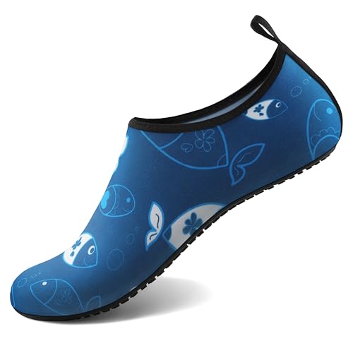 Image of Homitem Water Shoes for Women Men Aqua Socks Swim Beach Pool River Slip-On Barefoot Quick-Dry Vacation Cruise Essentials Accessories for Yoga Kayak Sports