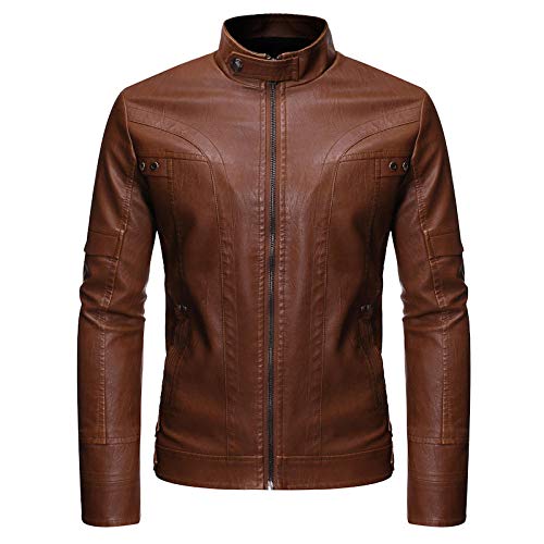 Veste de costume en cuir pour hommes contre le froid sans perdre son style
