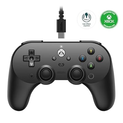 8Bitdo Pro 2 Wired Controller for Xbox, Hall Effect Joystick Update, 3.5mm Audio Jack, Compatible with Xbox Series X|S, Xbox One, Windows 10/11 - Officially Licensed (Black) | Ya disponible en tu tienda friki favorita! En mundofriki.es! 8Bitdo Pro 2 Wired Controller for Xbox, Hall Effect Joystick Update, 3.5mm Audio Jack, Compatible with Xbox Series X|S, Xbox One, Windows 10/11 - Officially Licensed (Black) | Ya disponible en tu tienda friki favorita! En mundofriki.es!