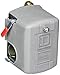 Square D by Schneider Electric 9013FHG33J52M1X Air-Compressor Pressure Switch, 125 psi Set Off, 30 psi Fixed Differential, 3/8" NPSF Internal, 2-Way Release Valve, Auto/Off Cut-Out Lever