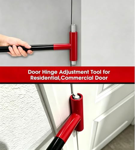 HolaYou 5-in-1 Door Hinge Adjustment Tool for Residential,Commercial Door - image 5