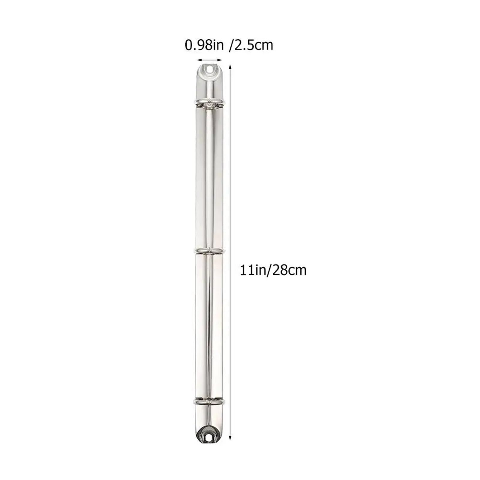 Meccanismo for raccoglitore ad anelli, Meccanismi for raccoglitore ad anelli in metallo Confezione da 16 forniture di cancelleria for quaderni a fogli mobili A4 a 3 fori