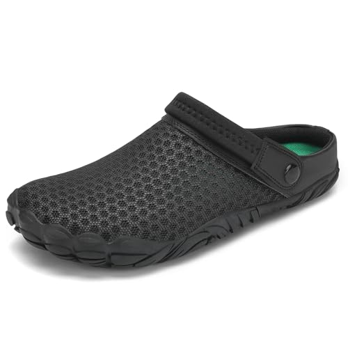 Mishansha Clogs Pantoletten Herren Sommer Gartenschuhe Damen Atmungsaktiv...