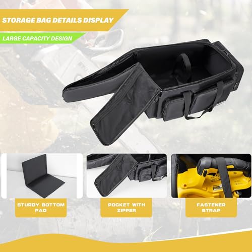 Ouutmee Chainsaw Carrying Case, Waterproof Foldable Chainsaw Storage Bag Compatible With Ego, Dewalt, Greenworks 14 & 16 & 18 Inch Cordless Power Chainsaw & Accessories thumb #2
