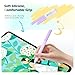 MoKo Case for Apple Pencil USB C, Gradient Color Silicone Protective Cover Sleeve Compatible with Apple Pencil Magnetic and Charging, Purple