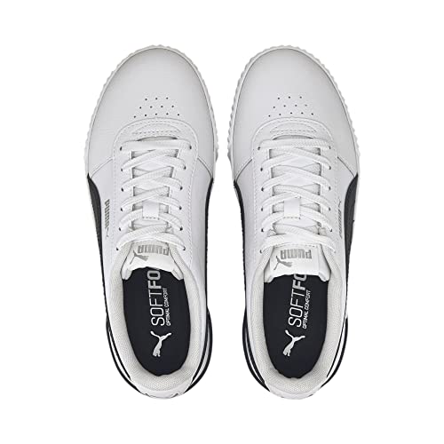 Image of Puma Womens Carina Lux L White- WhiteSneaker