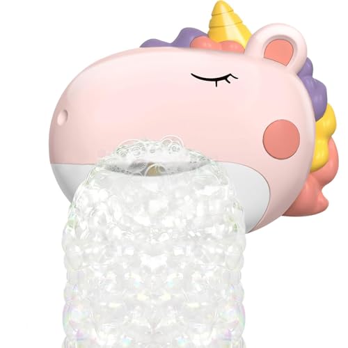 DAR DAROUXIAO Bath Bubble Machine for Toddlers Bubble Bath Toy with Music Automatic Bubble Maker for Bathtub Strong Suction Cups Interactive Baby Bath Toys for Birthday