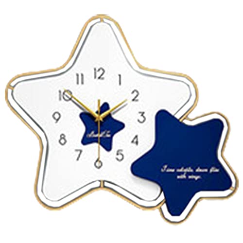 Horloge murale quartz silencieuse en métal pour un sommeil et un travail paisibles